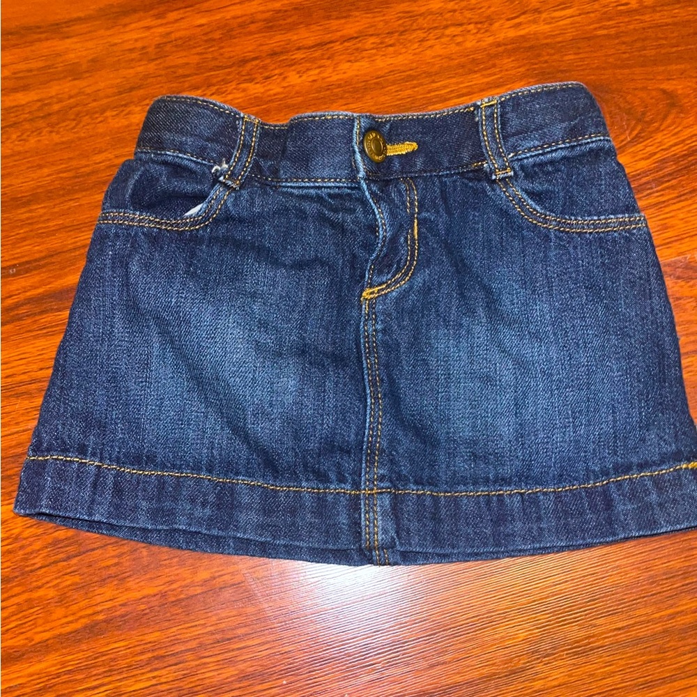 Old navy toddler girls mini Jean skirt